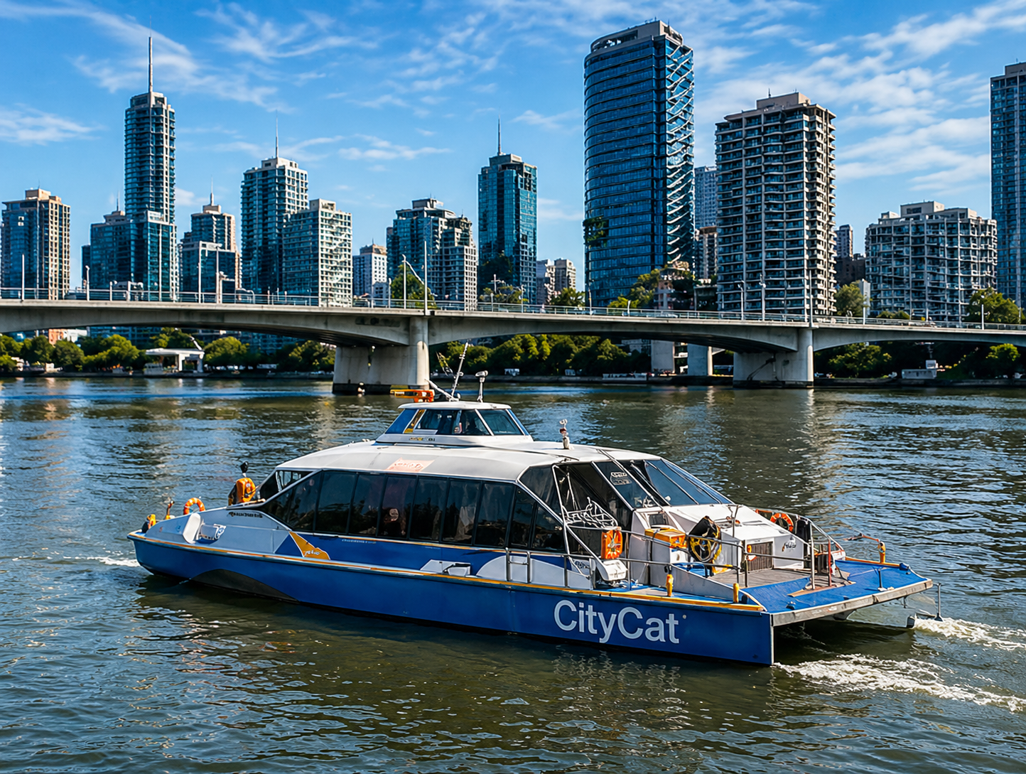 CityCat ferry on the Brisbane River