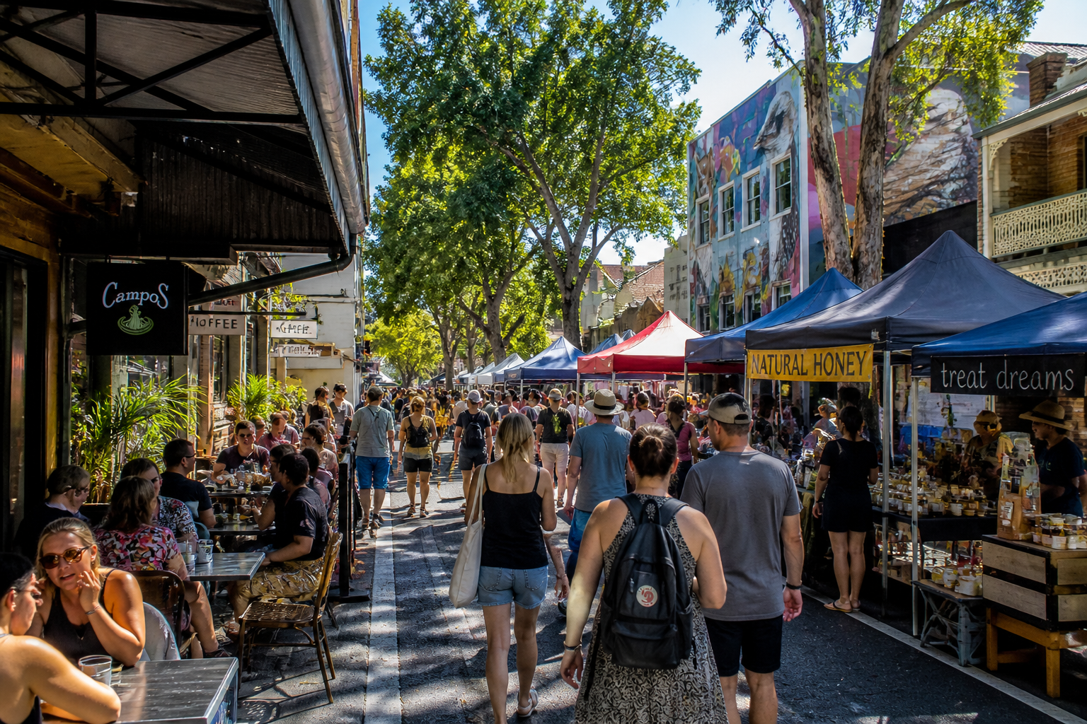 West End Brisbane Sunday markets